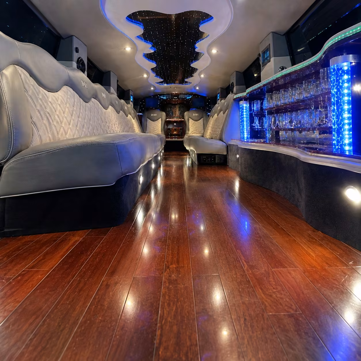 hummer limo interior